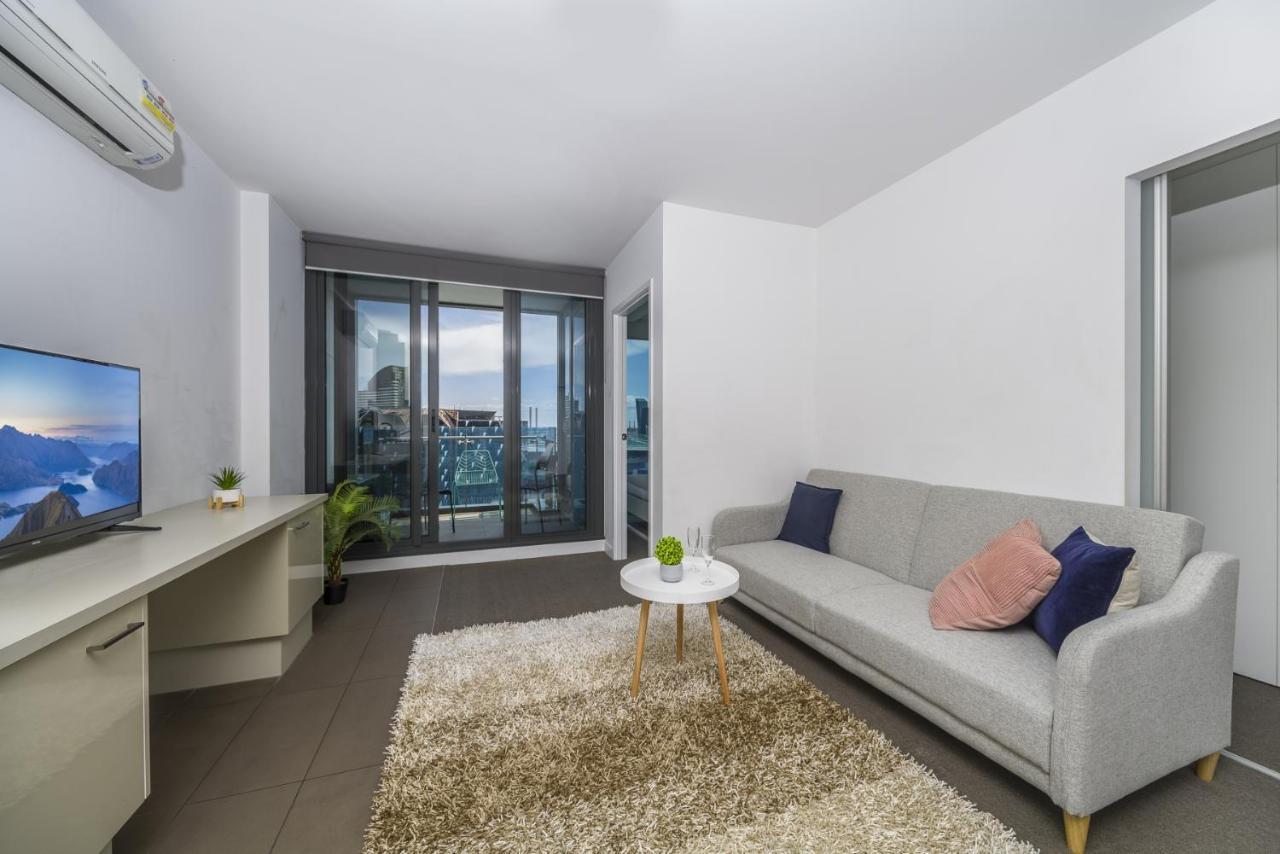 Hudson Sea View Apartments Southern Cross Station Cbd Мельбурн Экстерьер фото